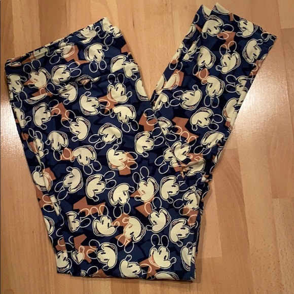 LuLaRoe Pants - Mickey Mouse print LulaRoe leggings